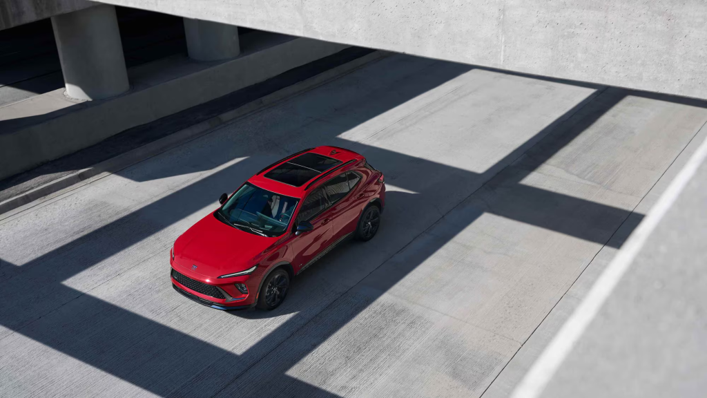 A 2026 Buick Envision perfectly framed in Akron, OH 