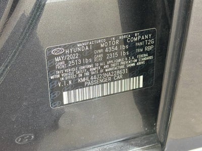 2022 Hyundai Sonata SEL Plus