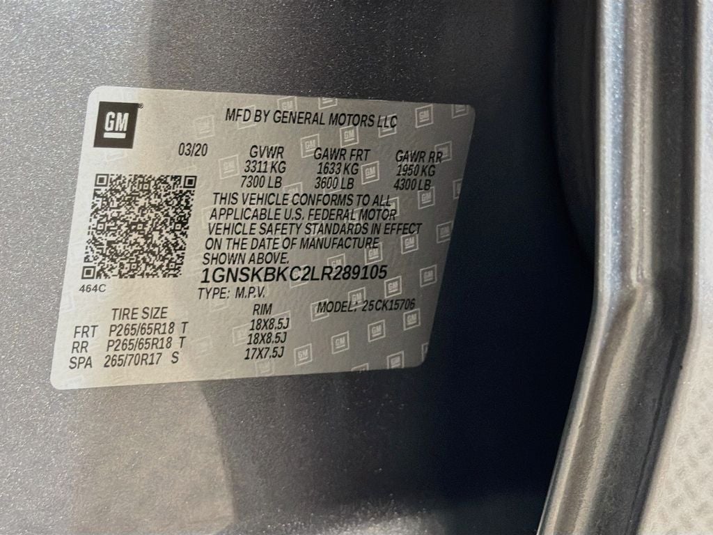 2020 Chevrolet Tahoe LT