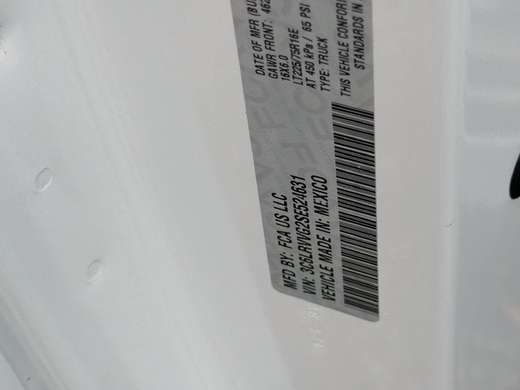 2025 RAM ProMaster 2500 Base