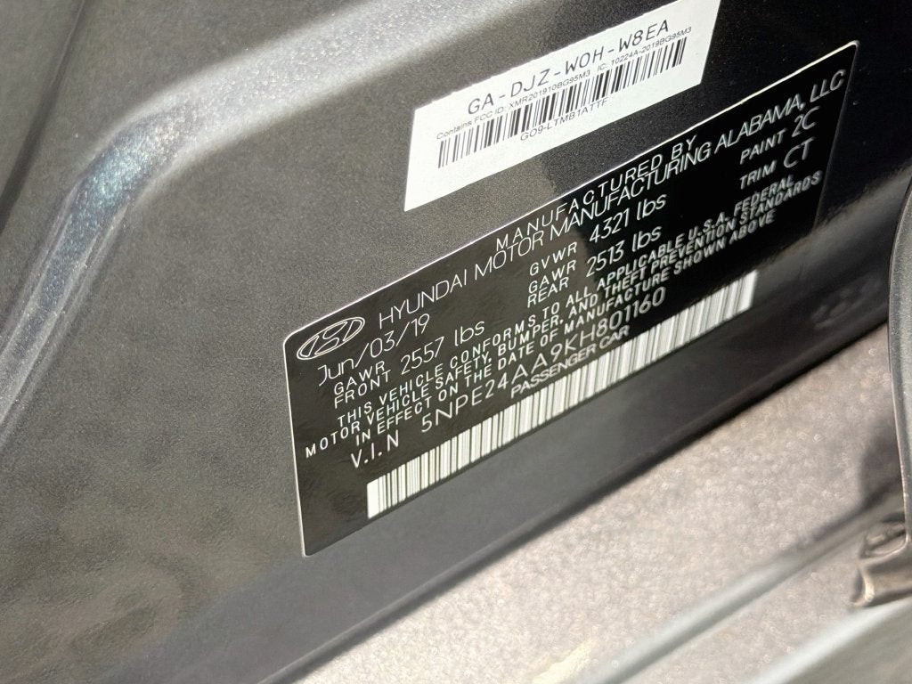 2019 Hyundai Sonata ECO