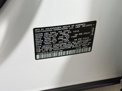 2021 Volkswagen Atlas 2.0T S