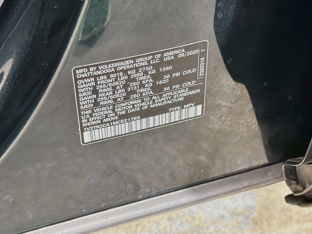 2021 Volkswagen Atlas SEL Premium