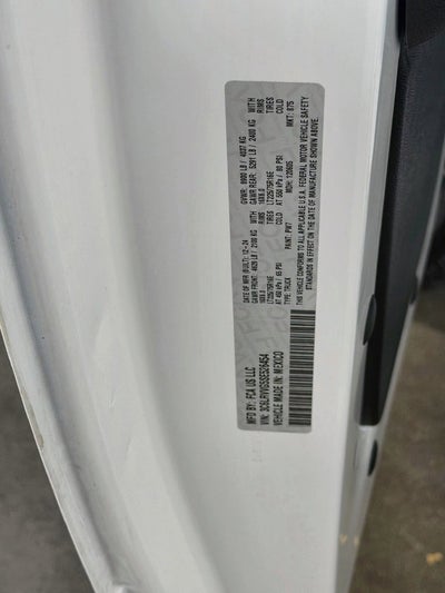 2025 RAM ProMaster 2500 Base 136 WB