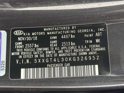 2019 Kia Optima S