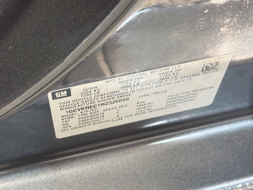 2017 Chevrolet Silverado 1500 LT