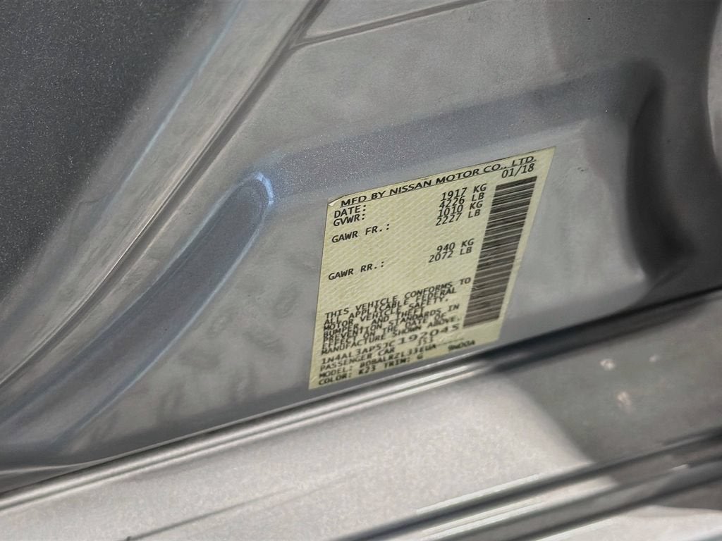 2018 Nissan Altima 2.5 SL
