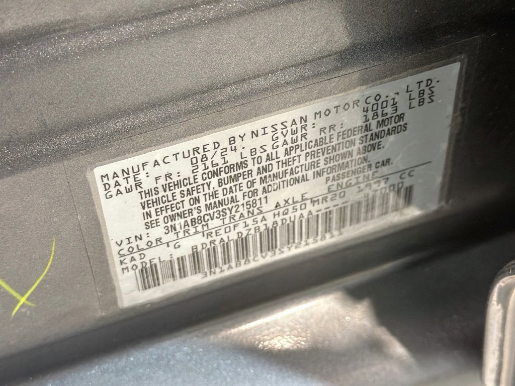 2025 Nissan Sentra SV