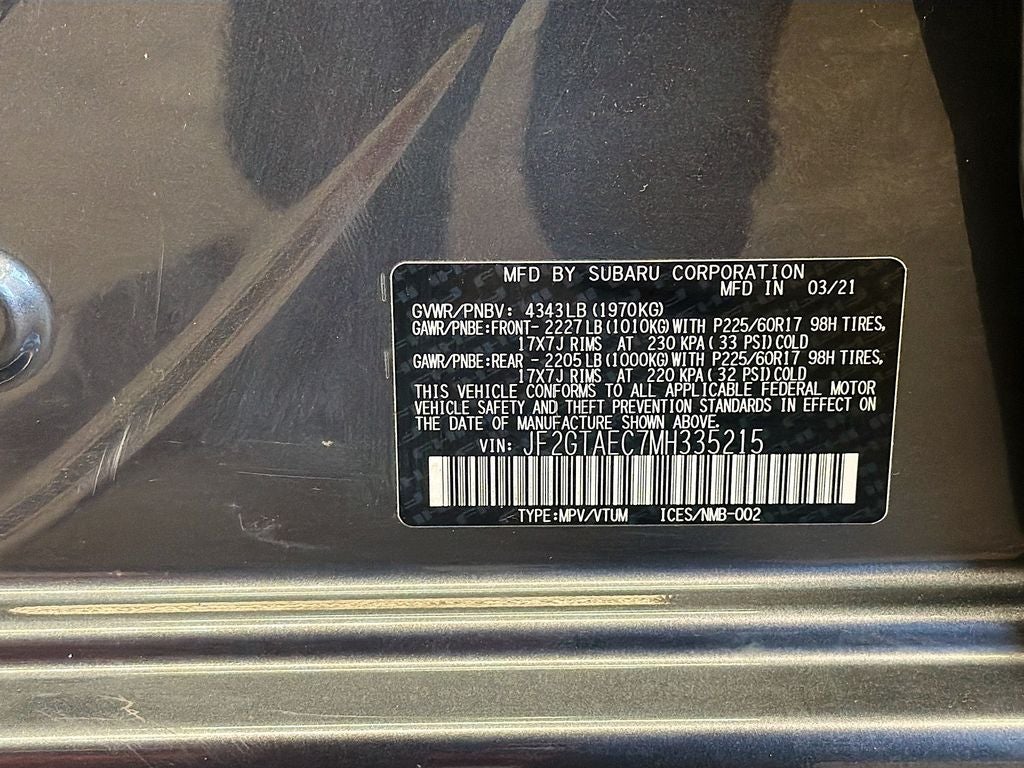 2021 Subaru Crosstrek Premium