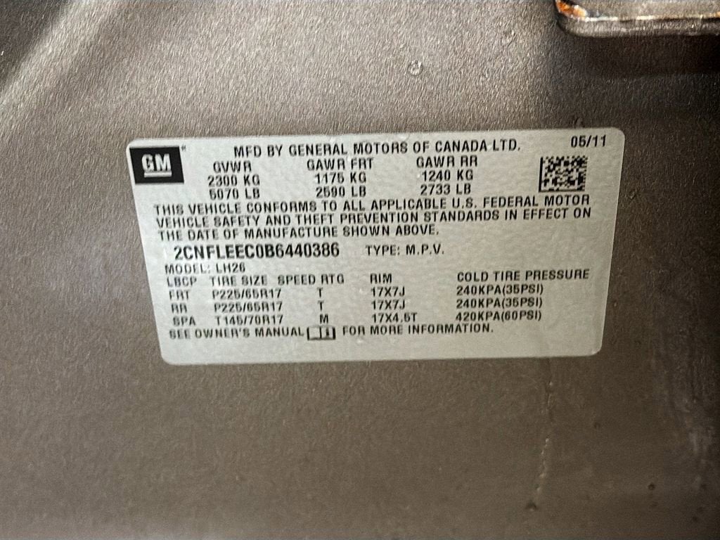 2011 Chevrolet Equinox LT w/1LT