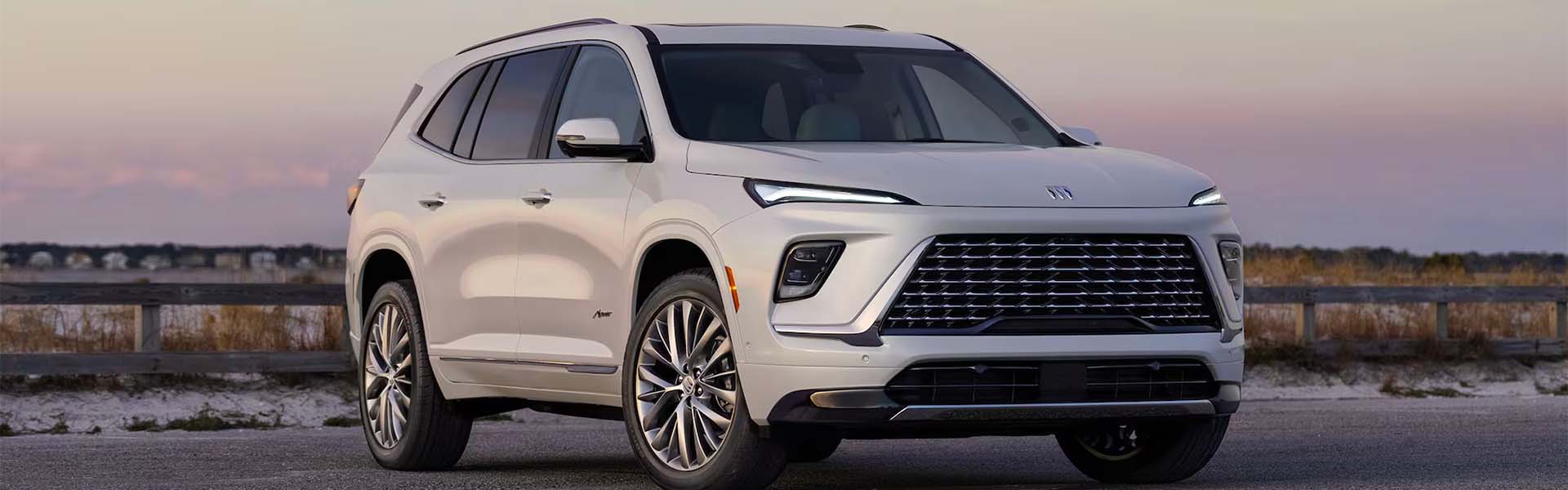 The instrument panel of the 2025 Buick Enclave in Akron, OH
