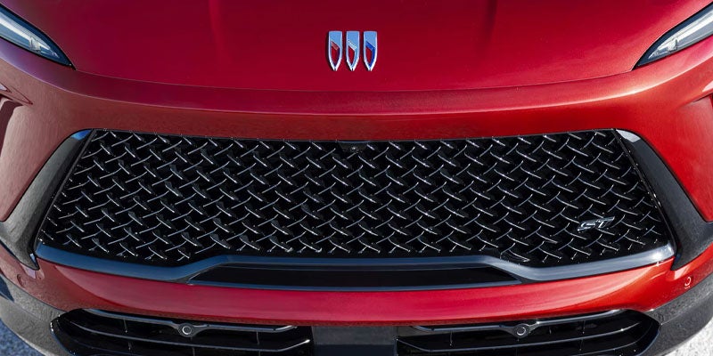 The front grille of the 2026 Buick Enclave in Akron, OH