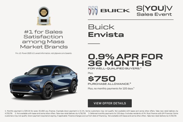 0.9% APR FOR 36 MONTHS
FOR WELL-QUALIFIED BUYERS.1

Plus, $750 PURCHASE ALLOWANCE.2

Plus, no mon...