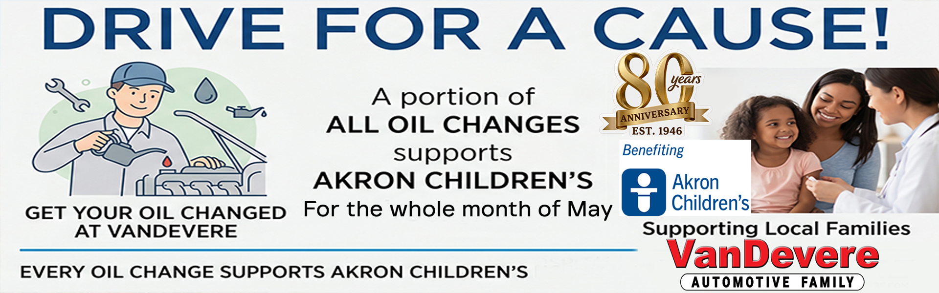 Drive for a cause offer